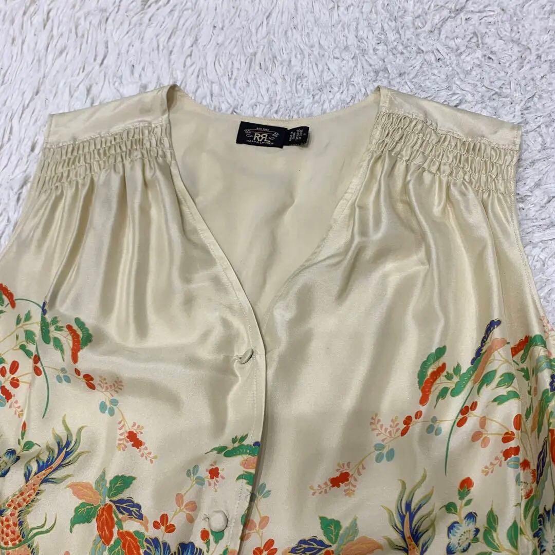 美品✨RRL ダブルアールエル オールインワン シャンパンゴールド シルク 4