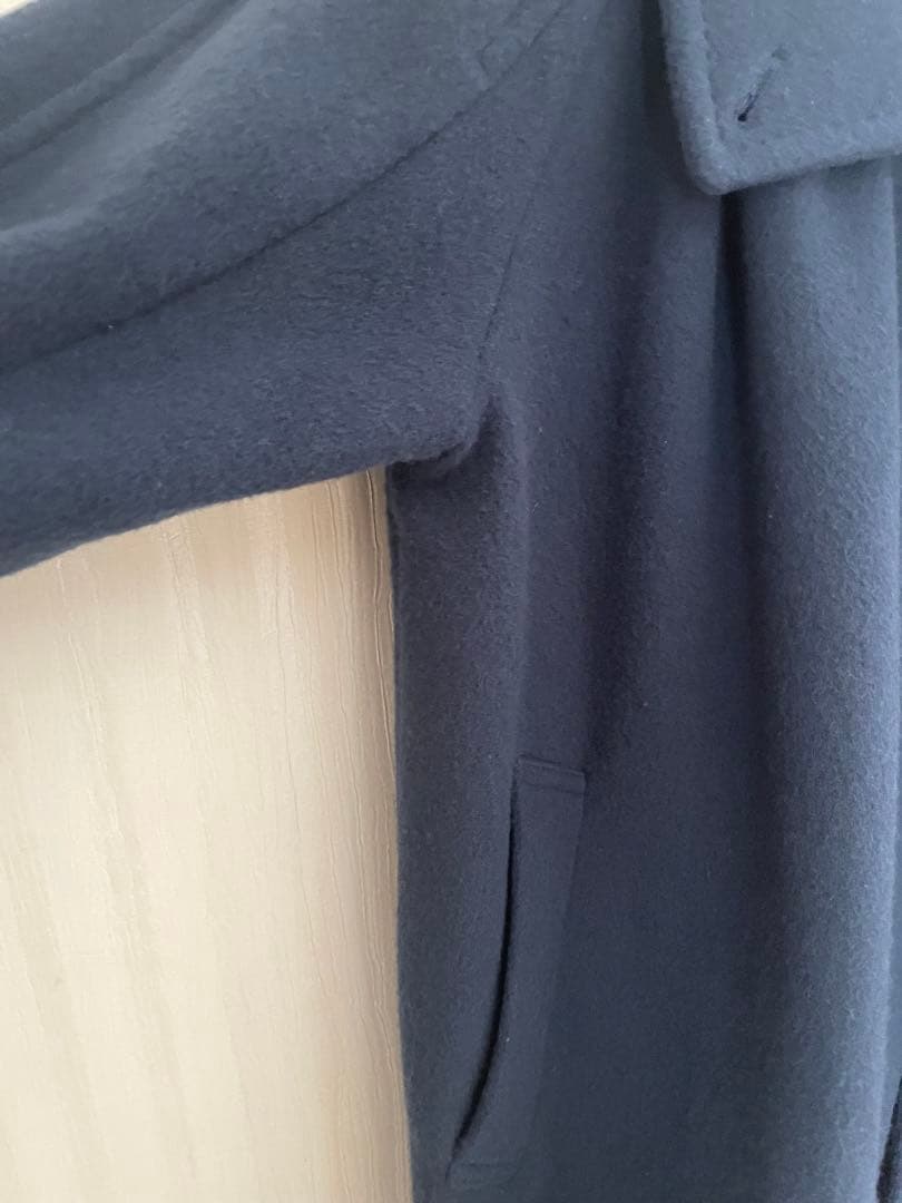 FRAY I.D タックバルマカンコート ネイビー