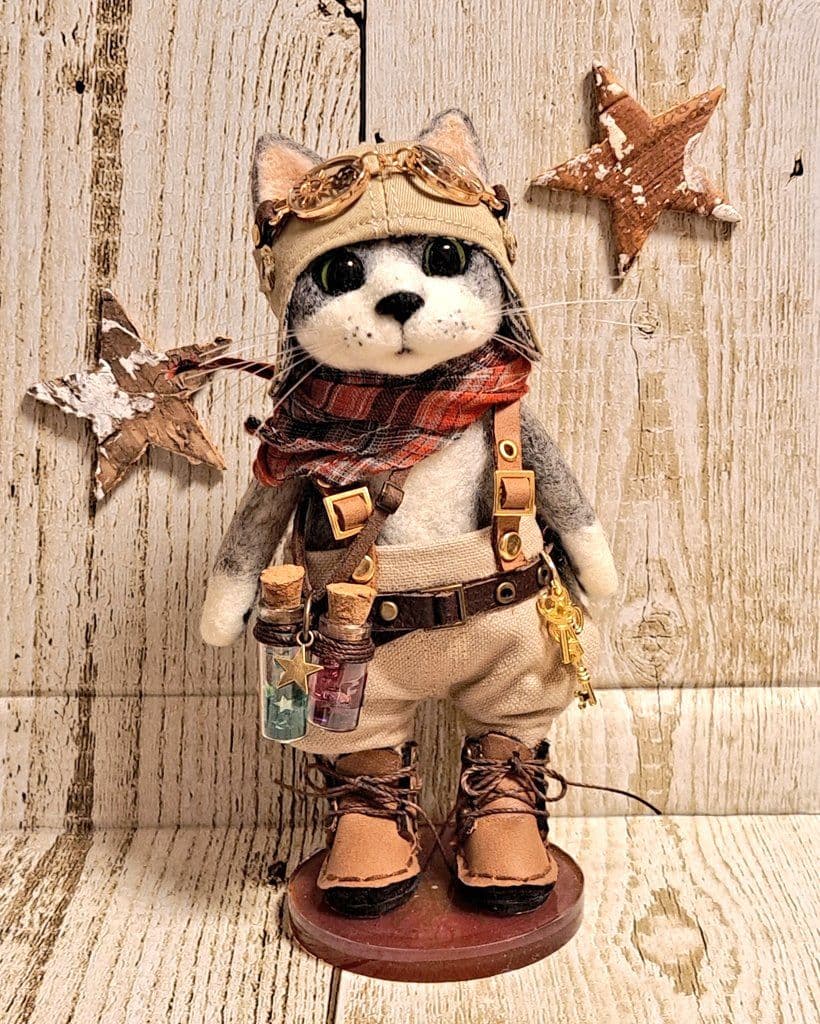 羊毛フェルト☆星屑集め部隊(灰白さん)