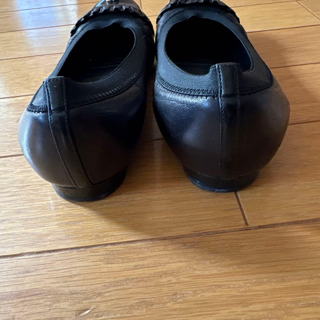 CHANEL 正規品 バレエシューズ フラットシューズ ココマーク23cm