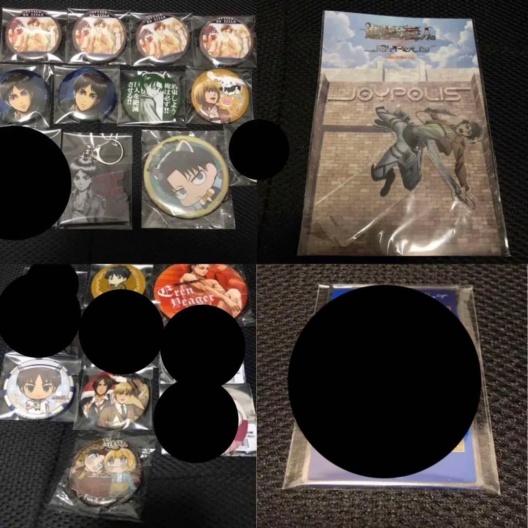 進撃の巨人 缶バッジ エレン JOYPOLIS 17点セット - メルカリ