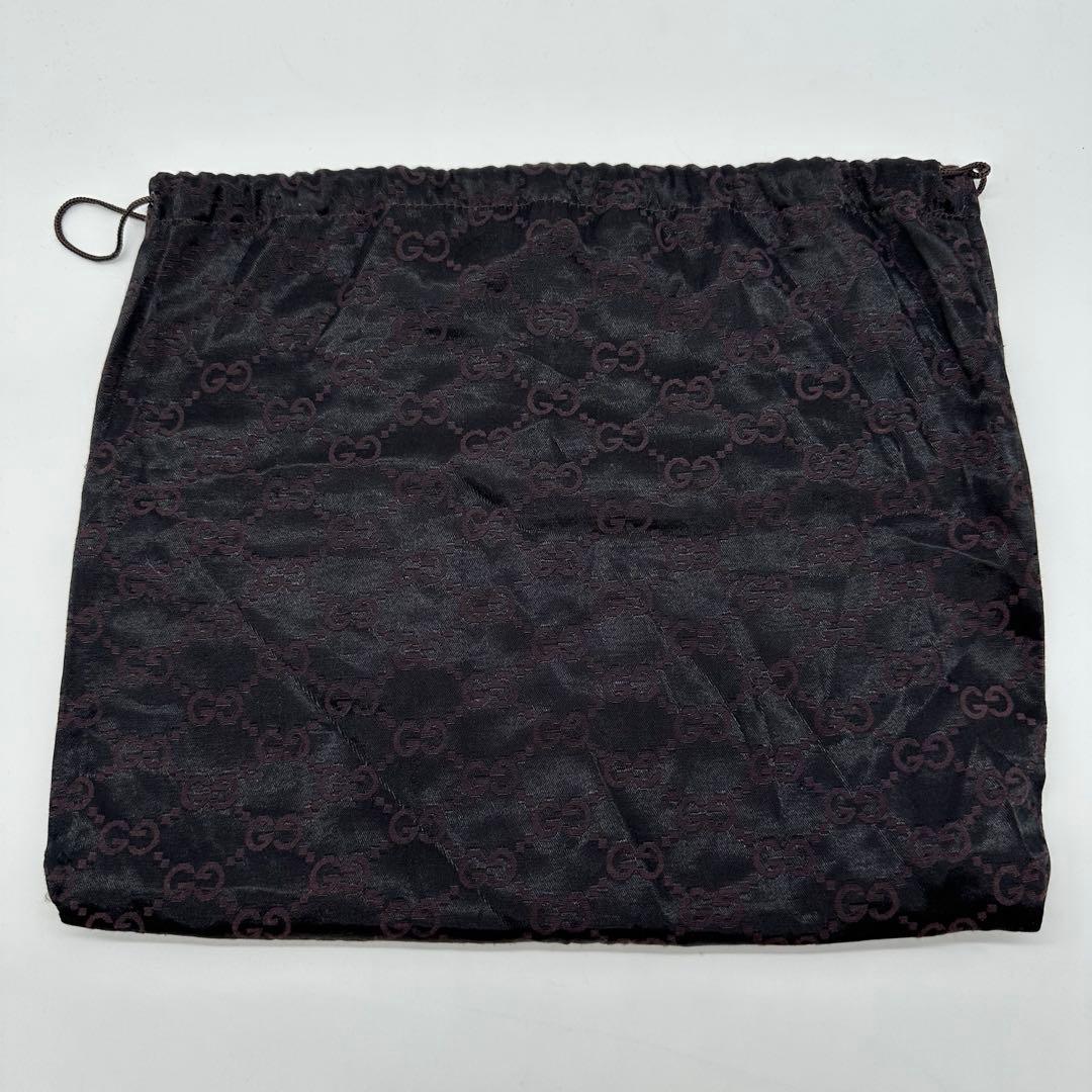 【極美品】GUCCI ボディバッグ ウエストポーチ GG キャンバス ブラック