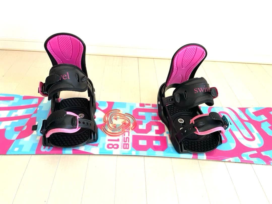 スノーボード ビンディングセット118センチ スポーツ ウィンタースポーツ