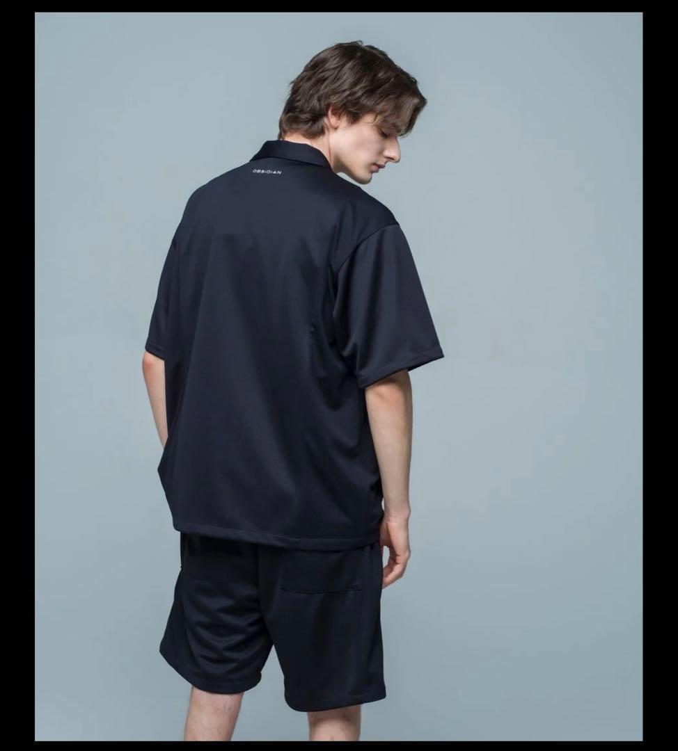 OBSIDIAN ／MESH SHIRT ／サイズS（オーバーサイズ ※M相当）