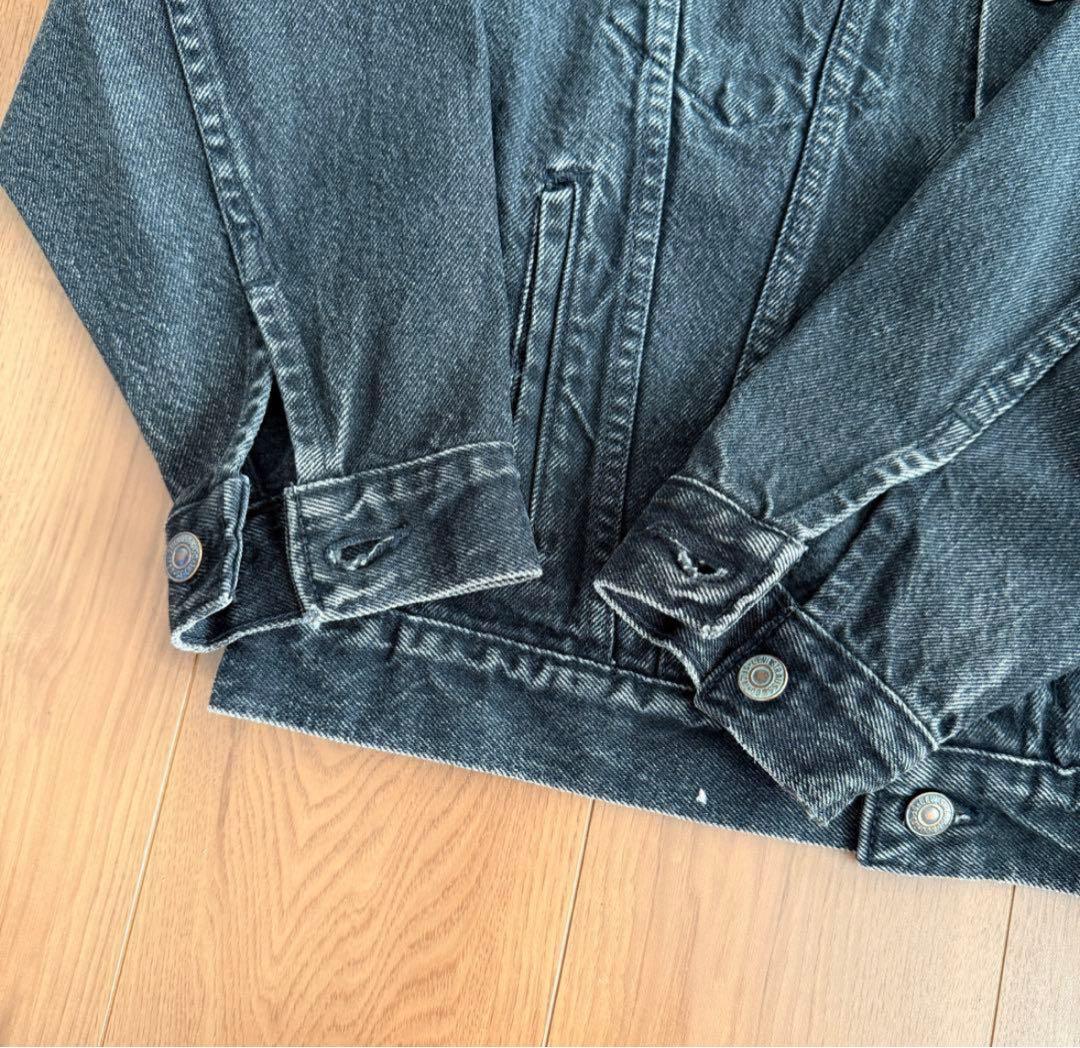 80s リーバイス 57507 ブラック デニムジャケット 70507 後染め - メルカリ