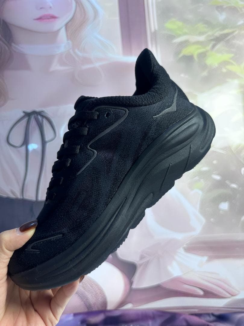 Hoka OneOne Clifton 10 スニーカー ブラック 24.5cm