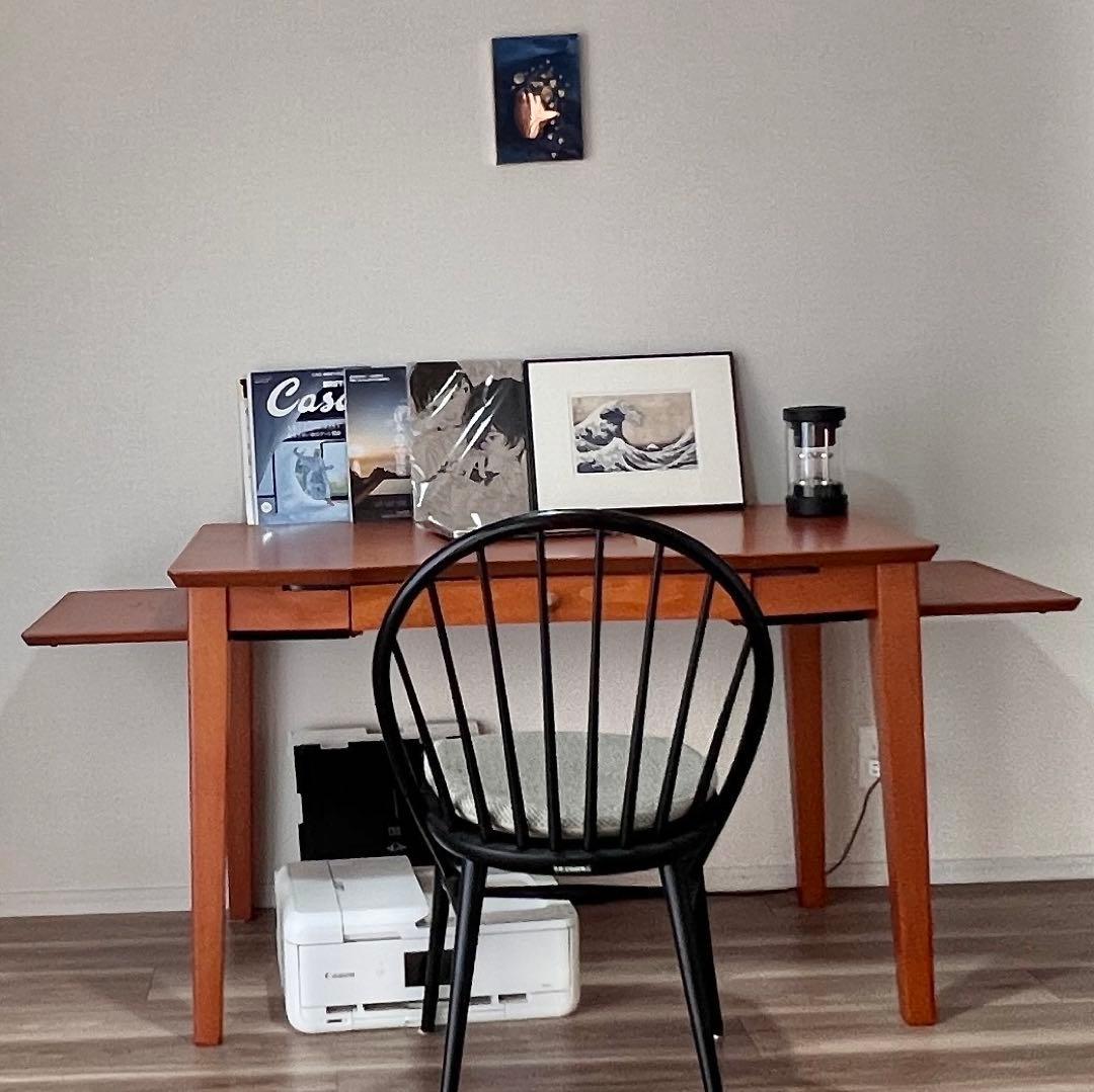 【希少】calligaris ガリガリス　木製拡張デスク　extended SHILHOUETTE EXTENTION TABLE / シルエット エクステンションテーブル