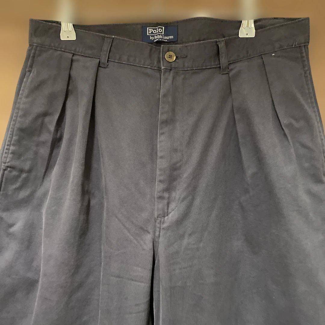 週末限定価格❗️90'sラルフローレンチノパンツ　USA製