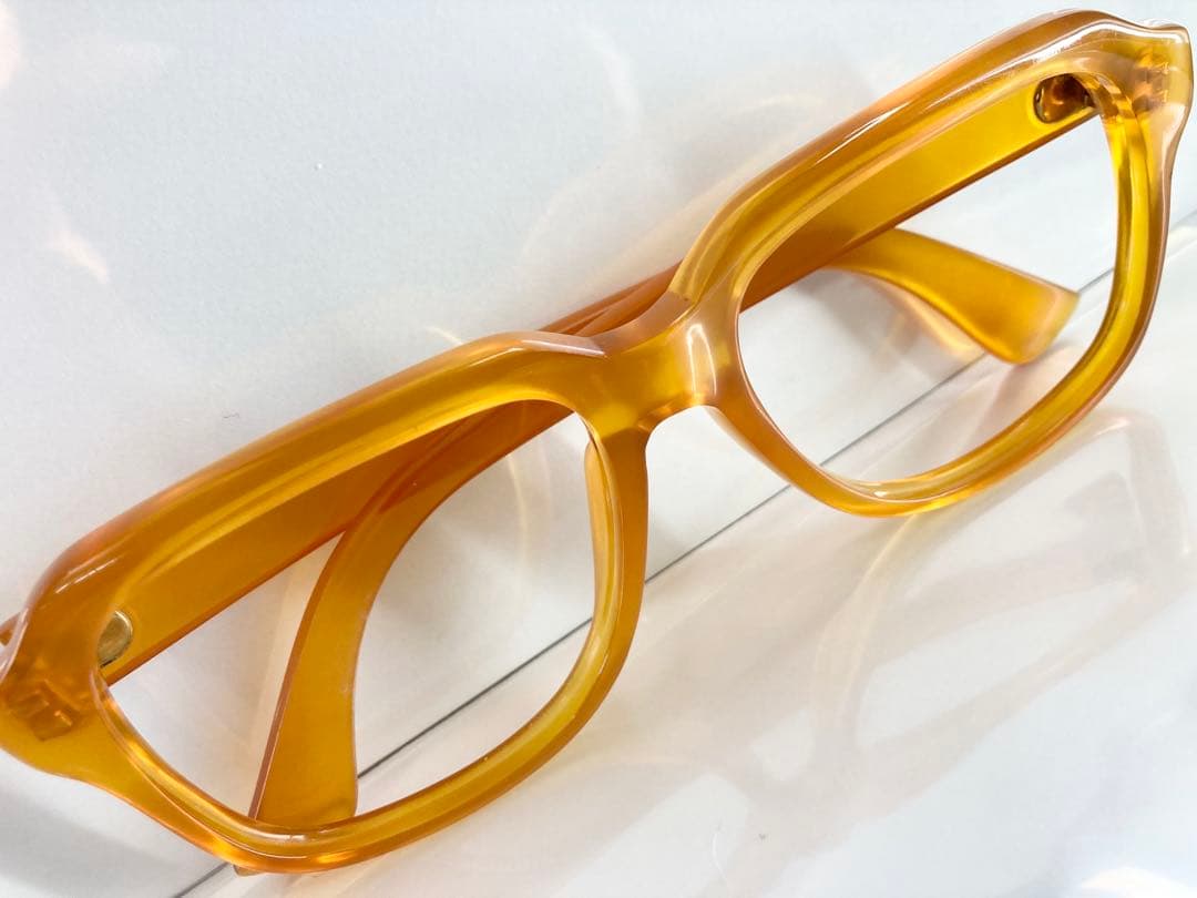 350万! 新品未使用 本鼈甲 白甲 べっ甲 最高級 K18メガネ ウェリントン