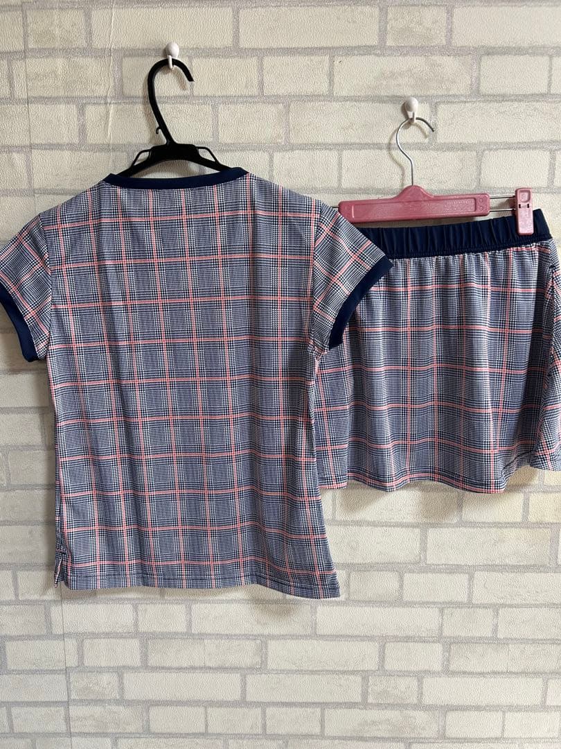 YONEX チェック柄 Tシャツ スカートセット M - ウェア卸売り