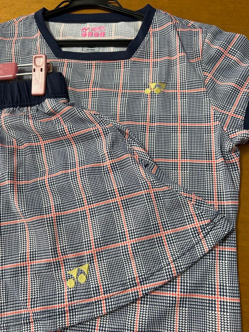 YONEX チェック柄 Tシャツ スカートセット M - ウェア卸売り