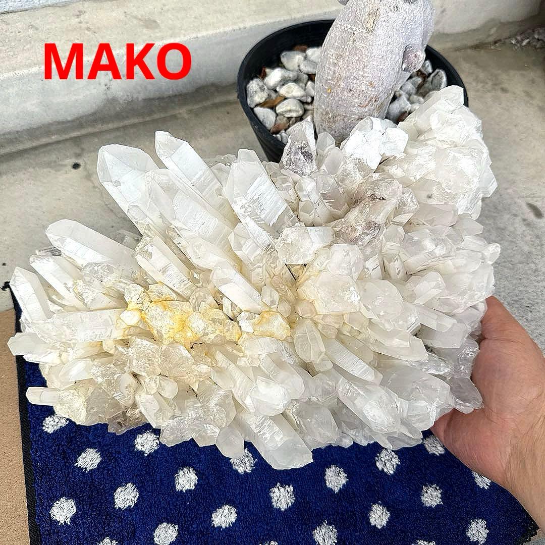 M1691☆水晶クラスター8.8Kg☆天然石 原石☆N50206-B - メルカリ