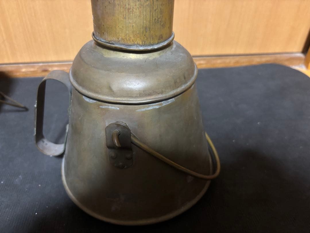 鉄道省　工部省　水筒　アンティーク レトロ　鉄道省 工部省マーク やかんジャンク