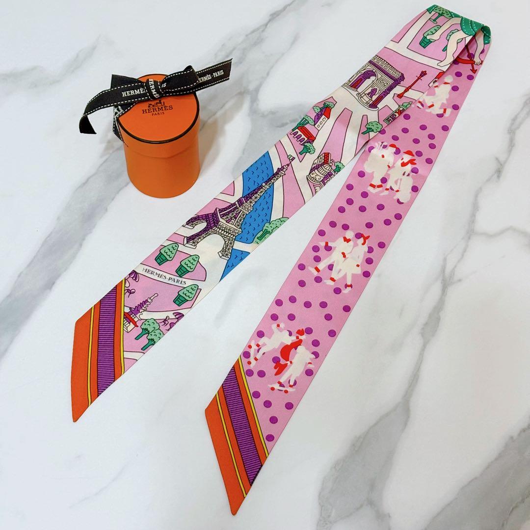 HERMES ツイリー エルメス 新パリの恋人たち - メルカリ