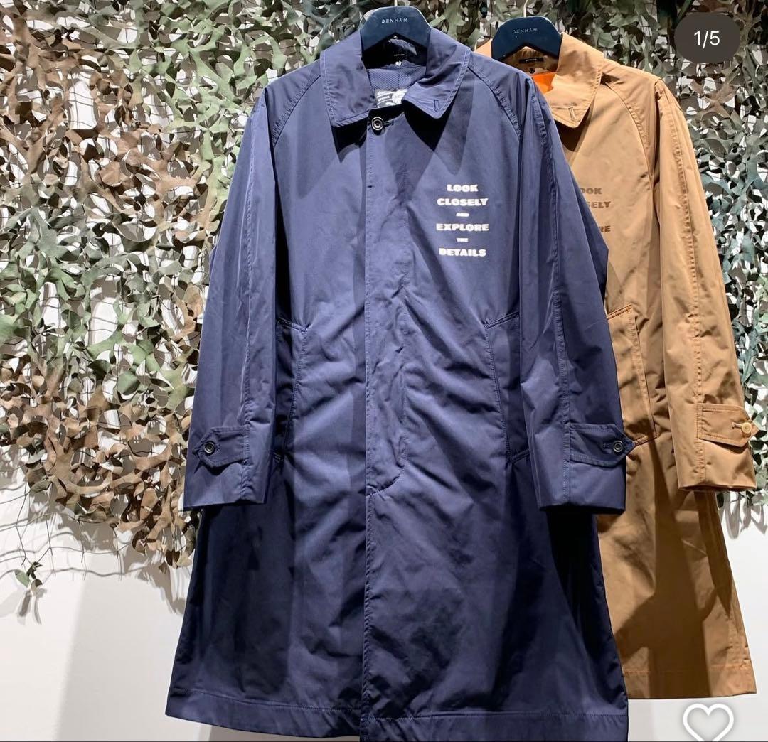 DENHAM BALMACAAN COAT NAVY デンハム バルマカーン L