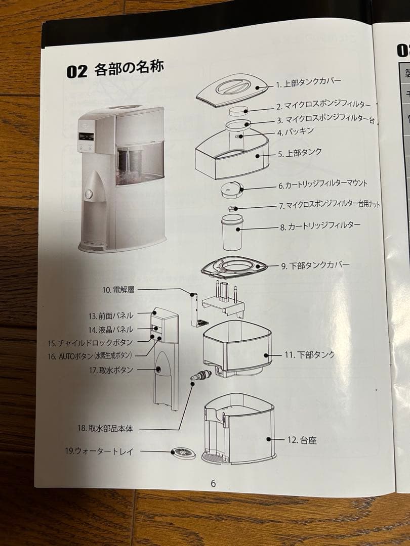 WELL TECH AQUA OASIS H2 水素水機高さ44.5cm最終値下 - メルカリ