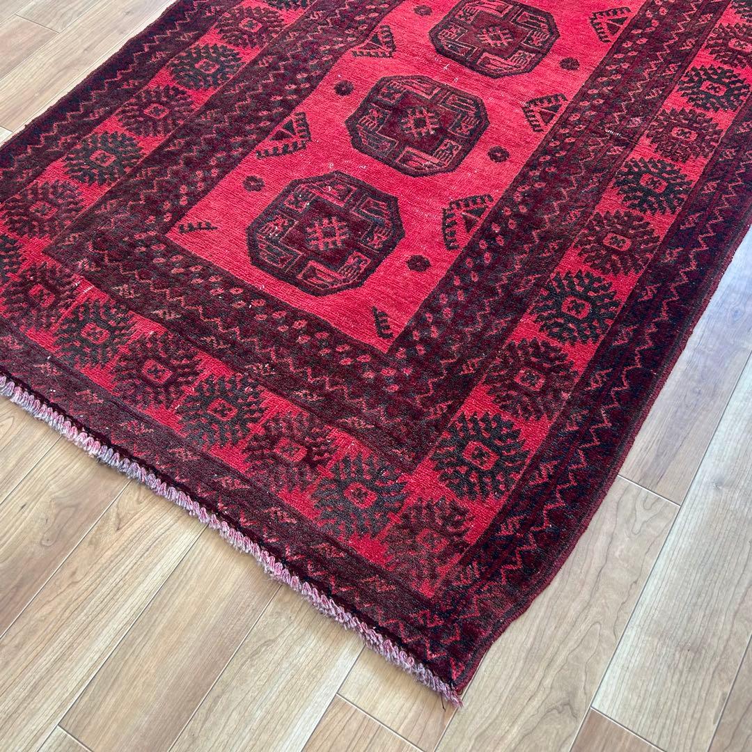 1980's vintage】トルクメン族 アフガンラグ - メルカリ