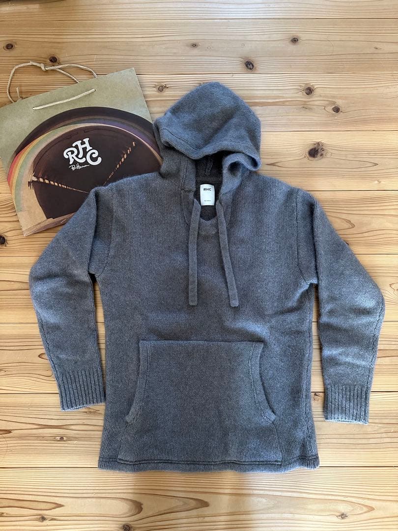 値下げ！美品 RHC ニットパーカー 定価4万円 - メルカリ