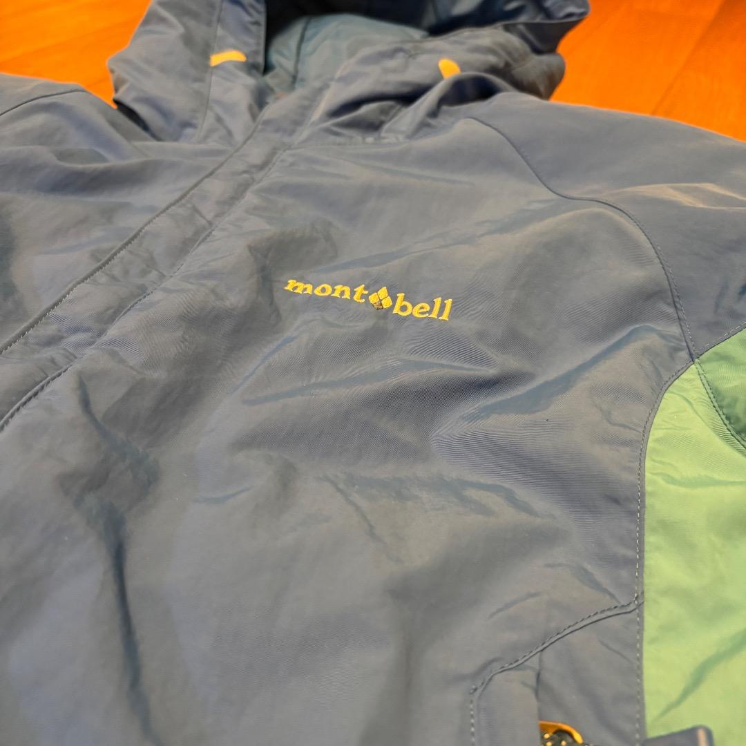 モンベル　パウダーライト ジャケット ビブ 上下セット 160cm