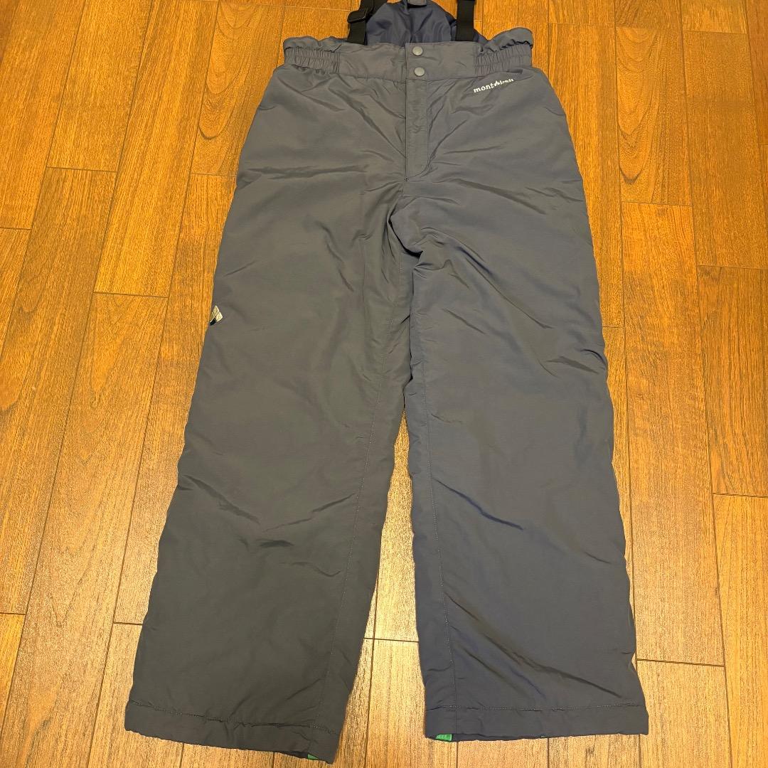 モンベル　パウダーライト ジャケット ビブ 上下セット 160cm