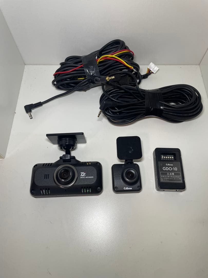 セルスター TZ-D201 ドラレコ+GDO-28 リアカメラ+GDO-10付