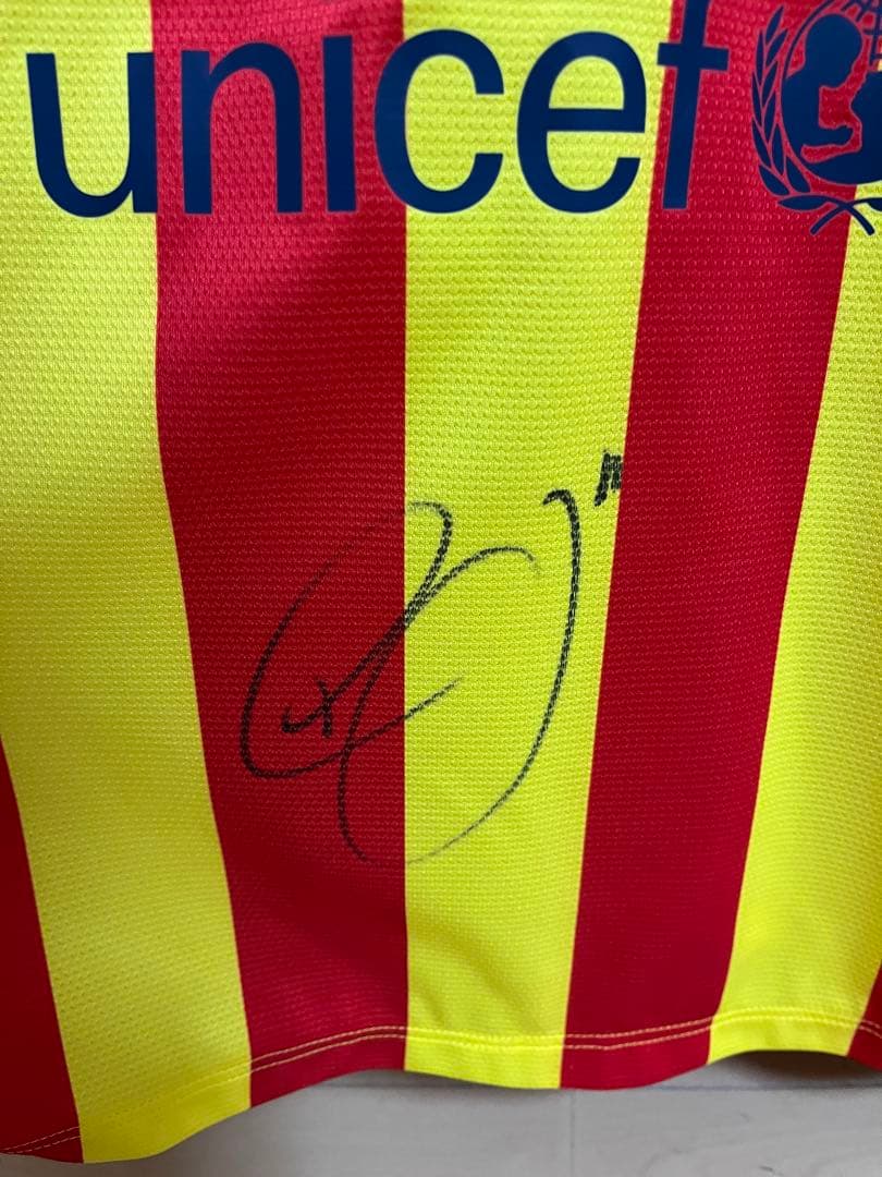 FCバルセロナ ネイマール JR サイン入りシャツ