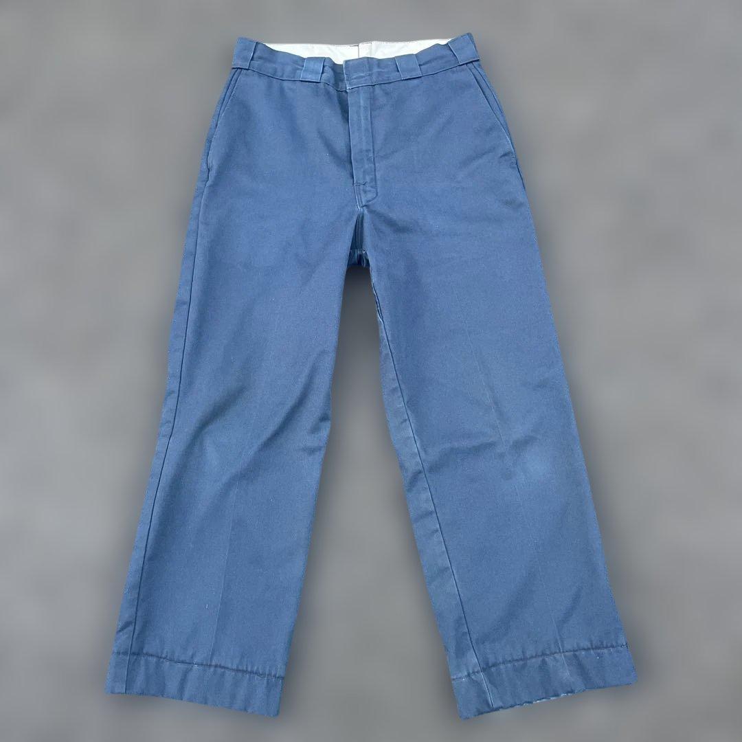 80s 90s Dickies874 W32 USA製 チビタグ 紺 裏地付 - メルカリ