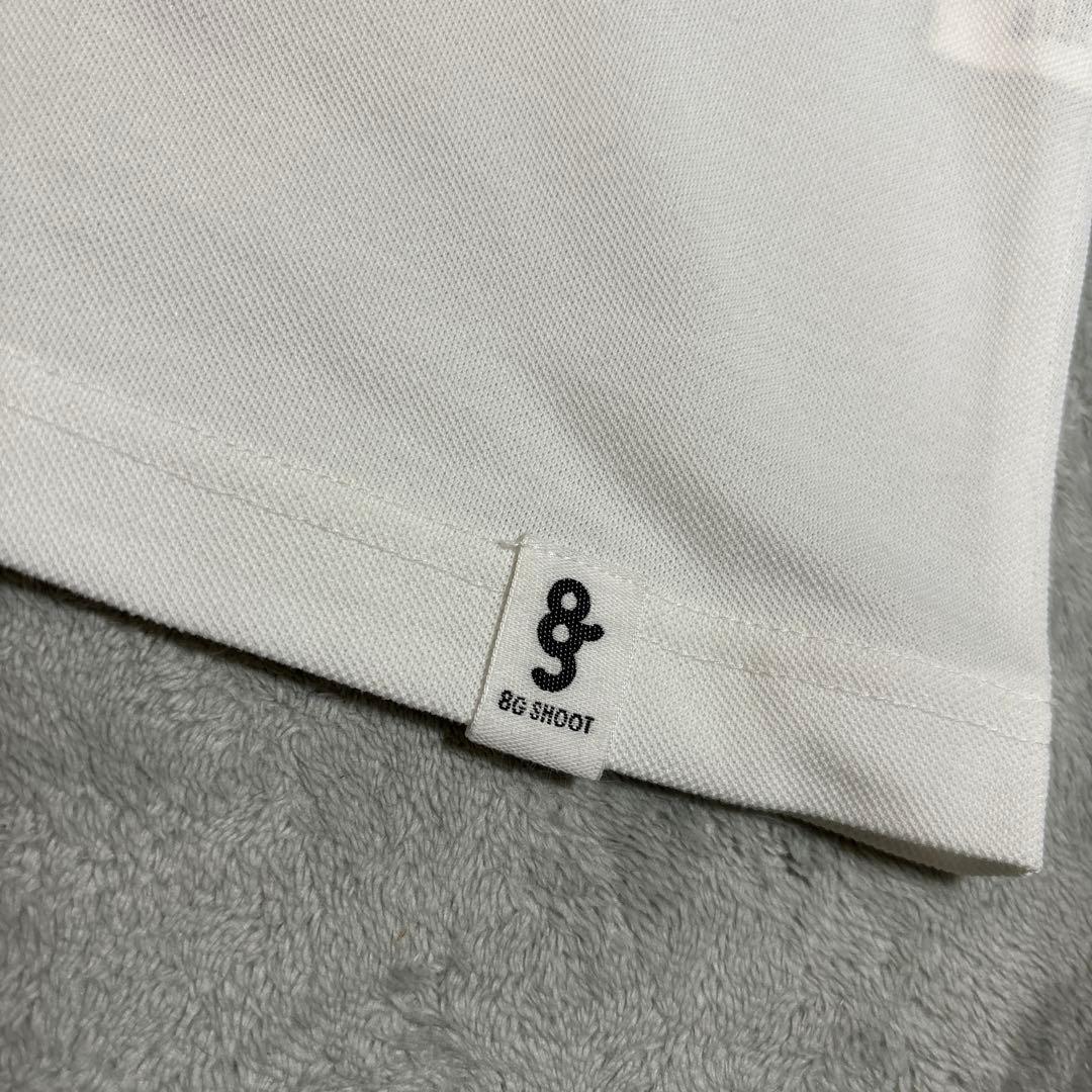 メンズウェア 8gshoot MOCKNECK SHIRT DRY TEE -WHITE-