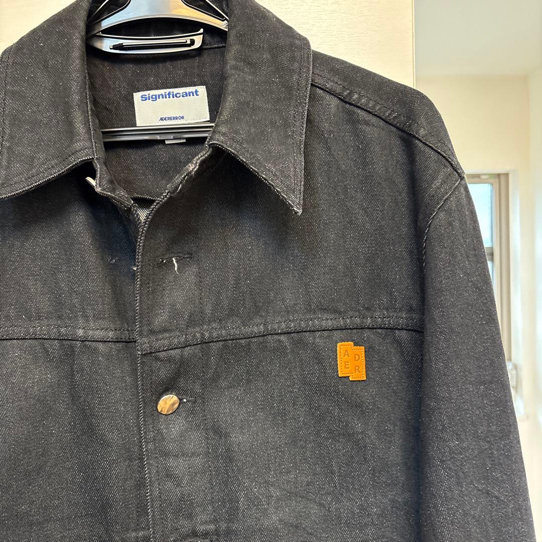 新春値下げ　ADER error ブラックデニムジャケット