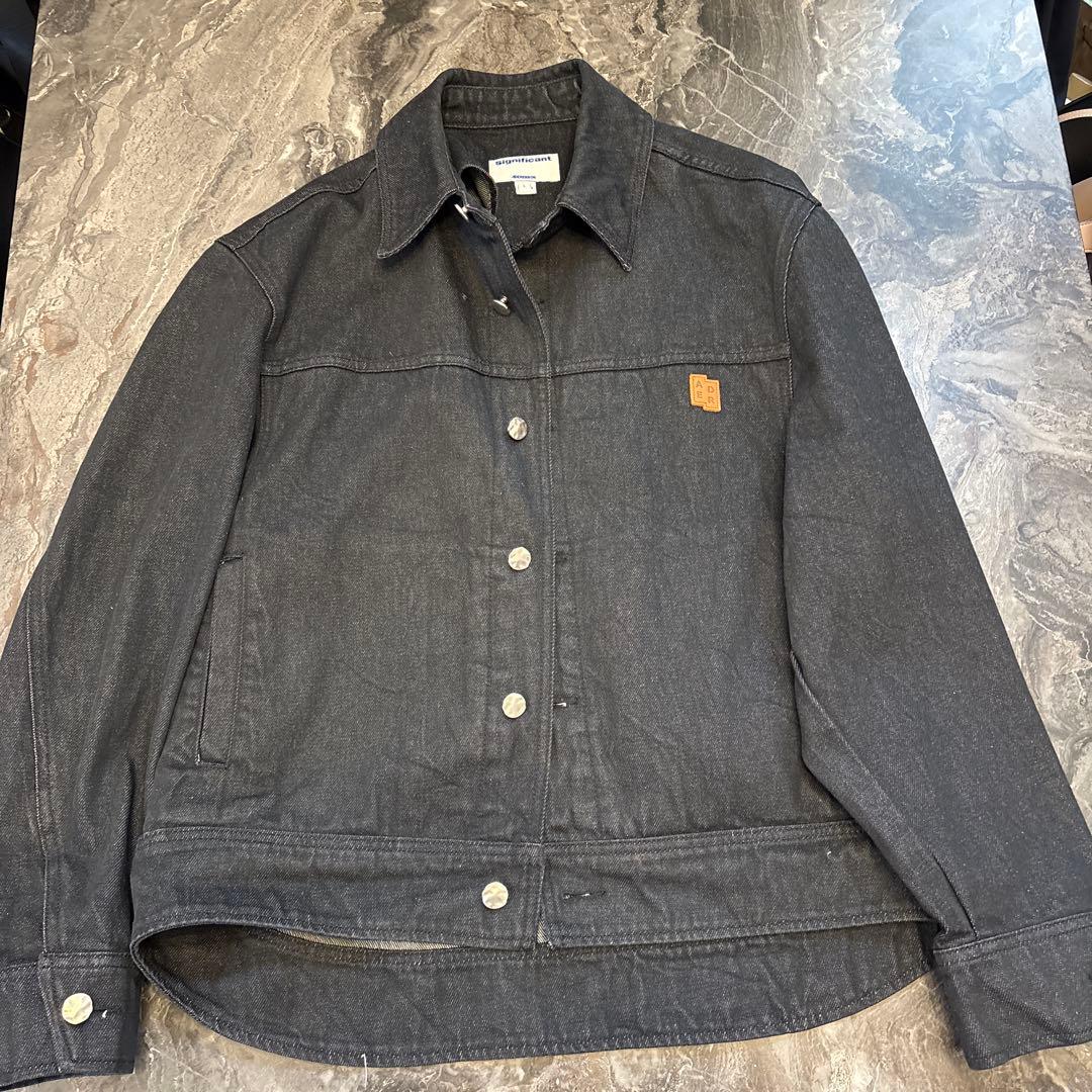 新春値下げ　ADER error ブラックデニムジャケット