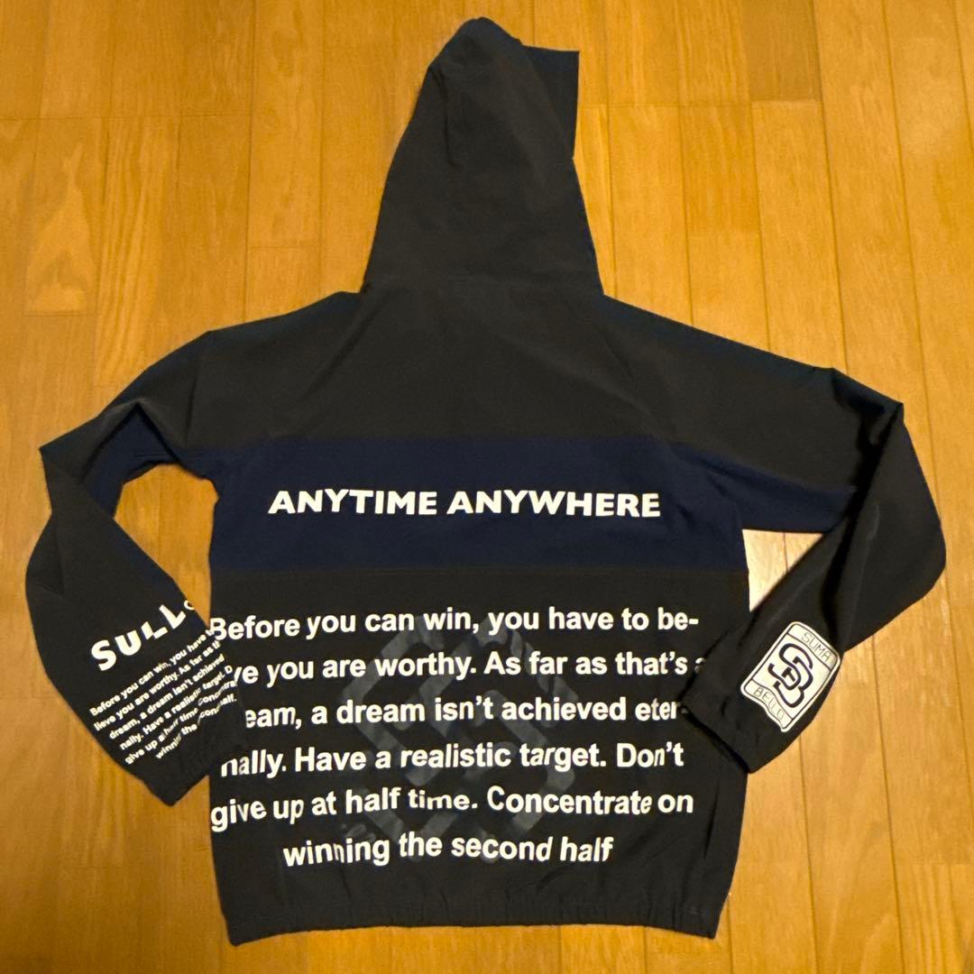 SULLO フード付きピステ Sサイズ グレー/ネイビー