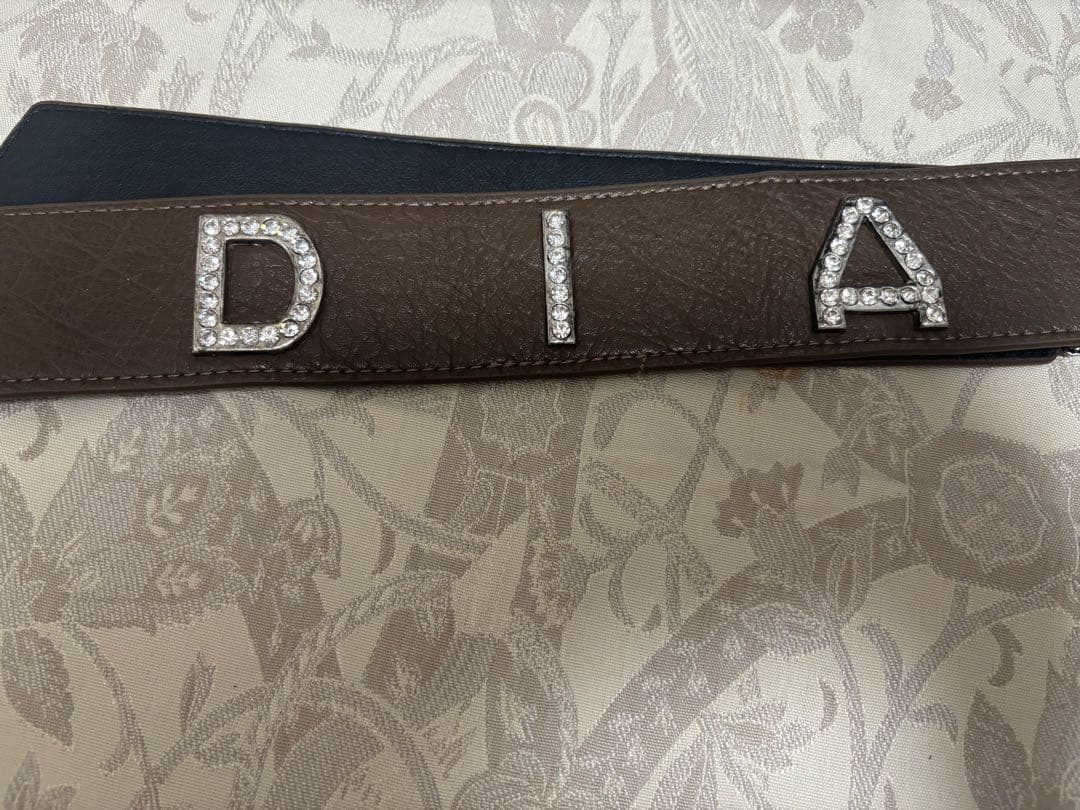 d.i.a. ダイア　クラウンバックルフェザーベルト　ブラウン　平成ギャル