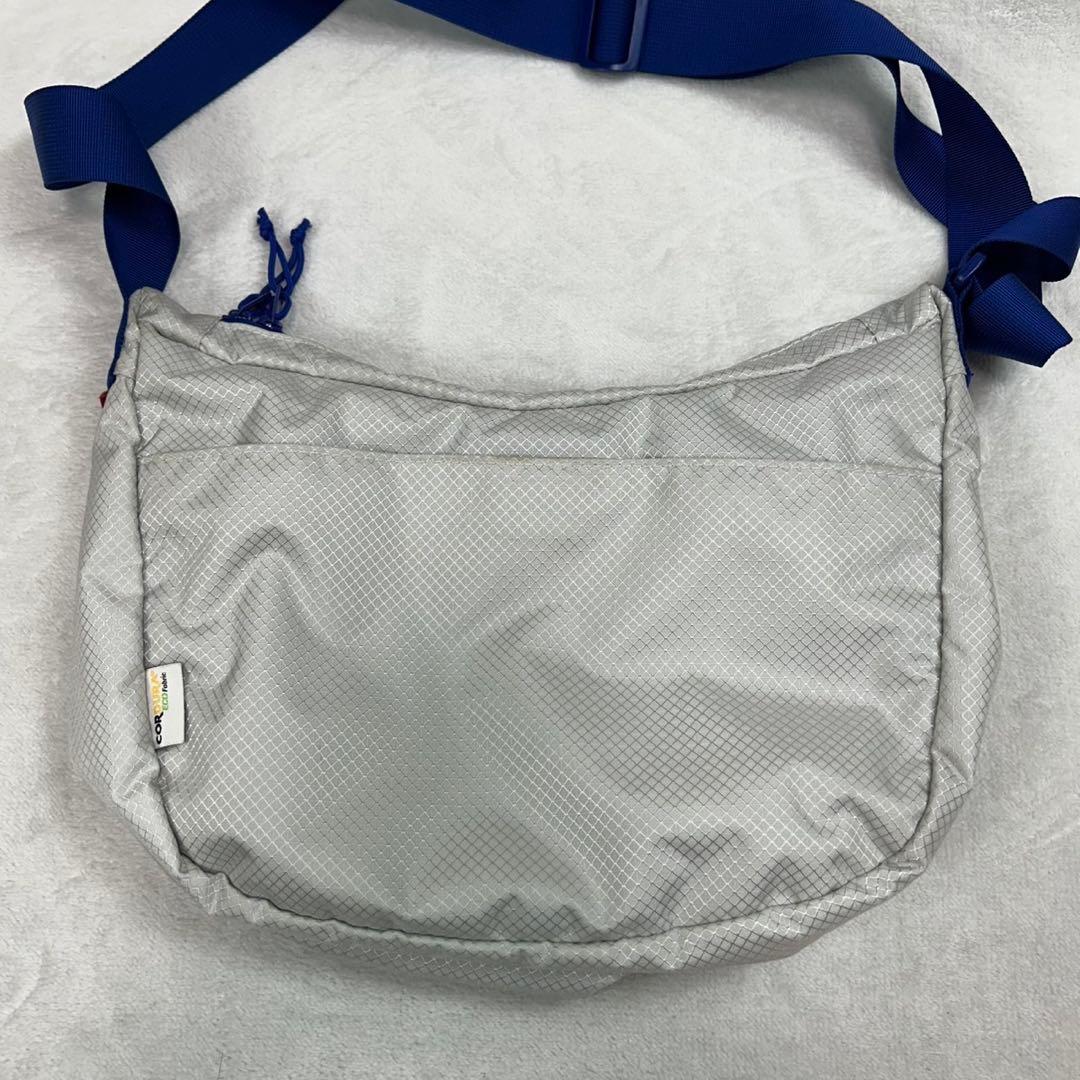J326 新品未使用 シュプリーム ショルダーバッグ グレー ブルー メンズ