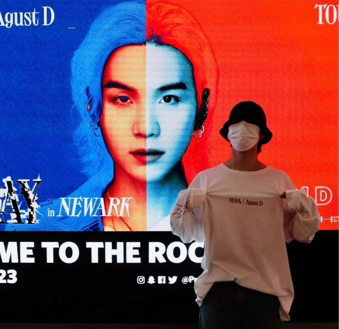 US限定 ユンギ着用 Suga Tシャツ Agust D D-Day BTS