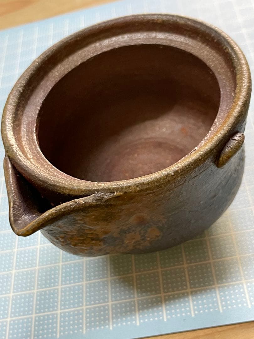 見附文雄 備前焼 龍 宝瓶 【m775 骨董　急須 茶道具　煎茶道具 】