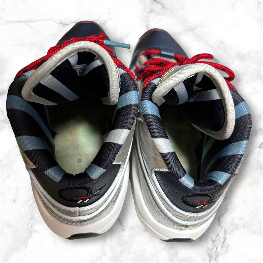 ハーデンxリーボック クエスチョンMid マットシルバーサイズ バスケ