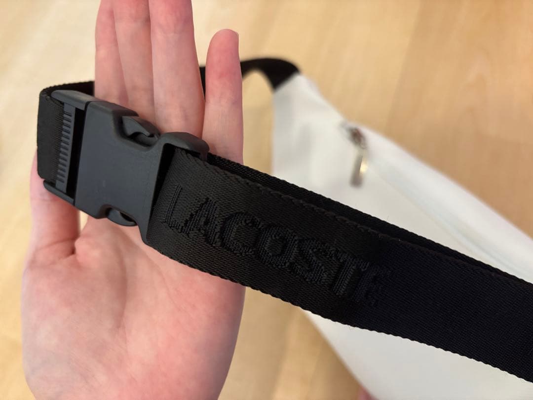 Lacoste ホワイト ウエストポーチ