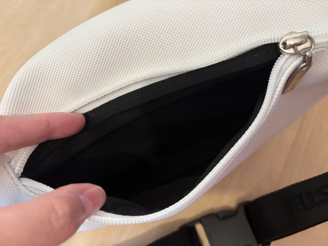 Lacoste ホワイト ウエストポーチ