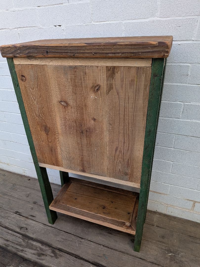 古材かざり棚 グリーン