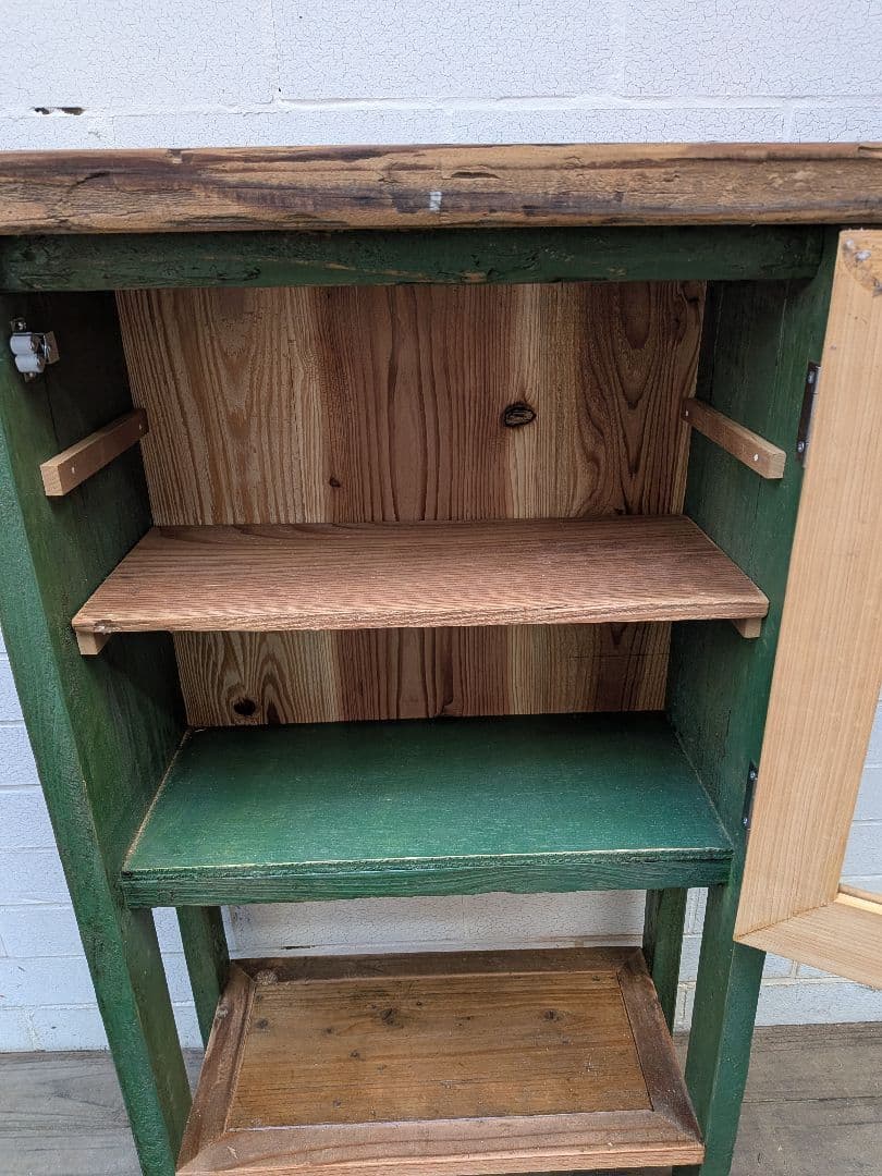 古材かざり棚 グリーン