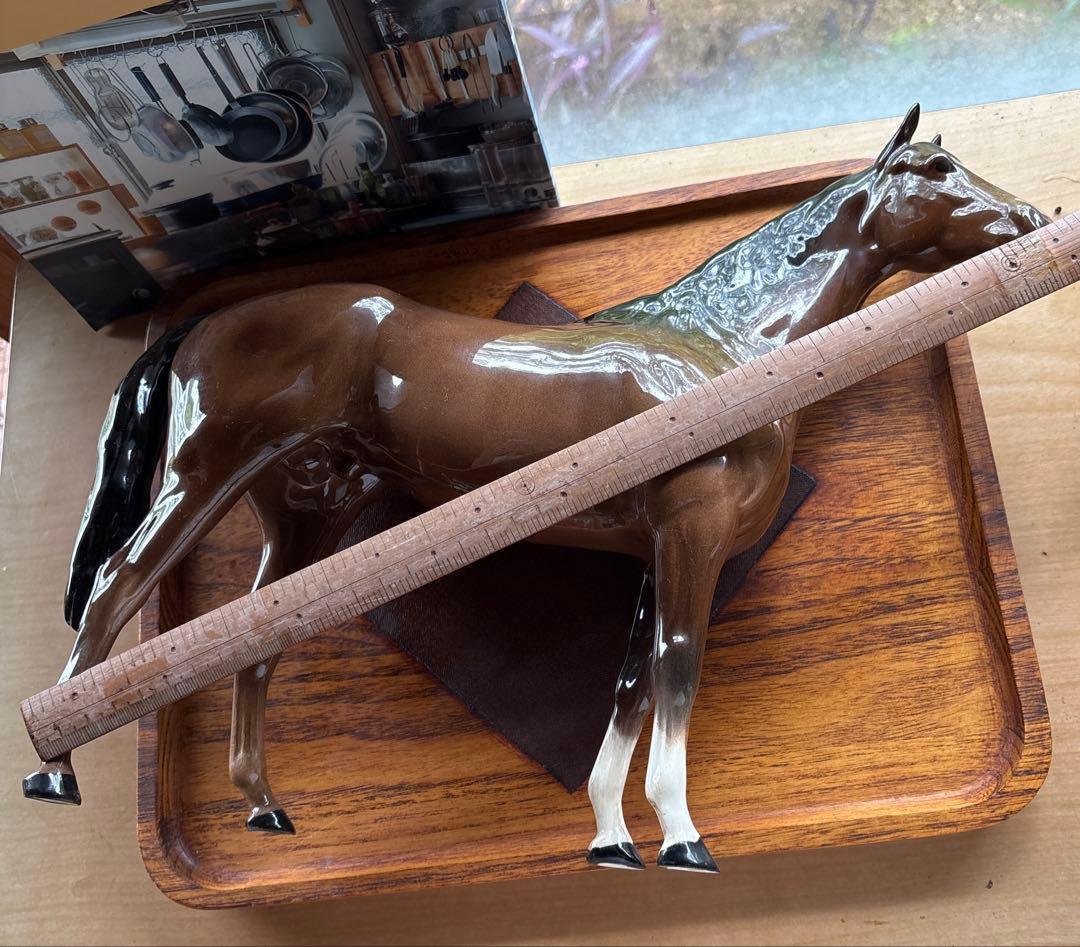 陶器製 馬のオブジェ(約30cm) 陶器製 馬のオブジェ(約30cm) 美術品・