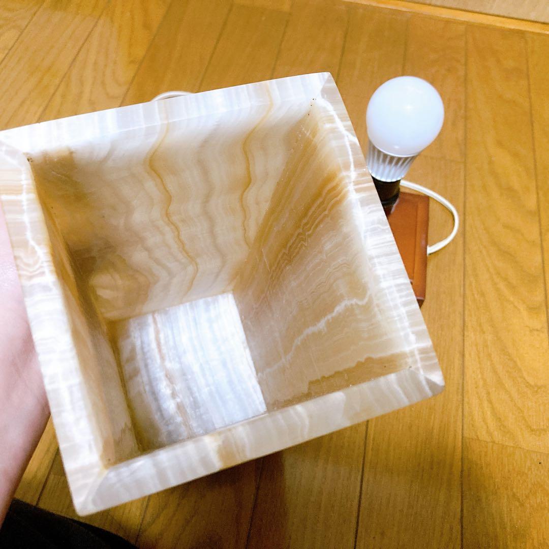 メキシカンオニキスランプ 天然石 間接照明 相田化学工業