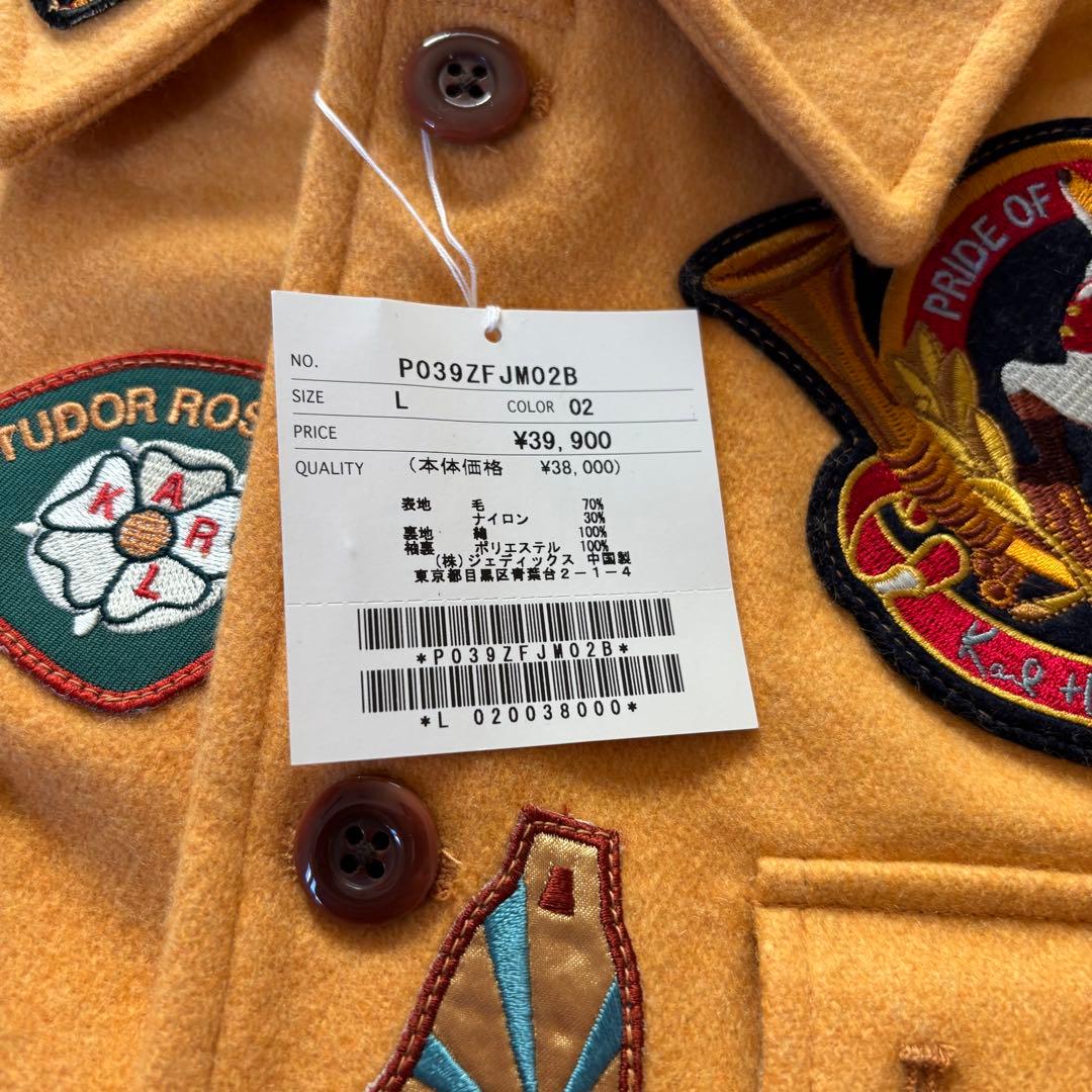 Karl Helmut カールヘルム ワッペンジャケット L マスタード