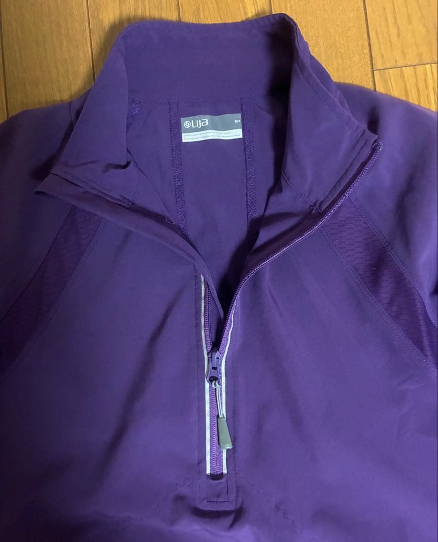 Lija 紫色 ハーフジップ 長袖 工場 直営 店