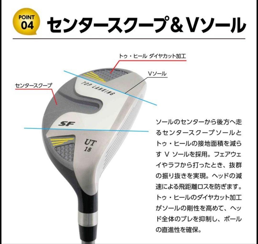 連休セール リンクストップランキングSFユティリティ4本21°24°27°30°