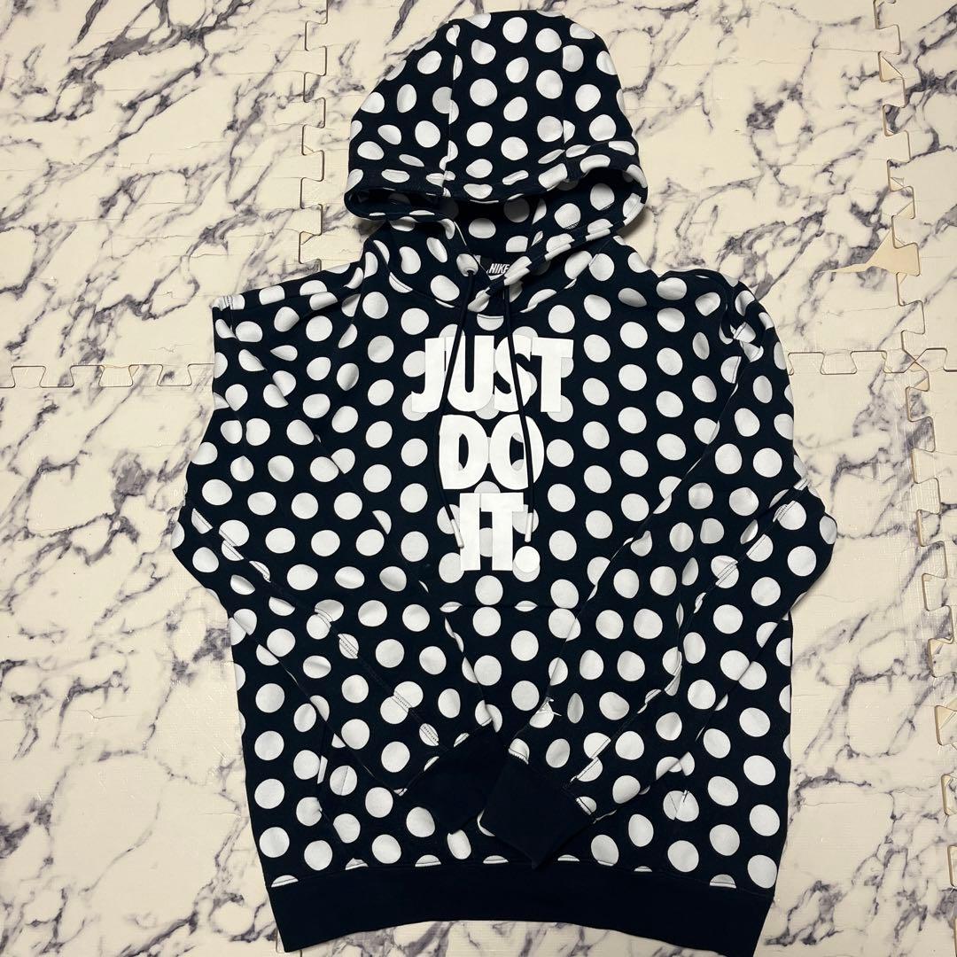 NIKE JUST DO IT. ドット柄 パーカー - メルカリ
