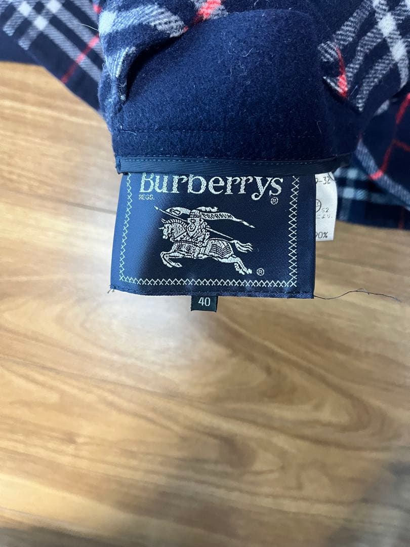 ネイビー リバーシブル ロングコート