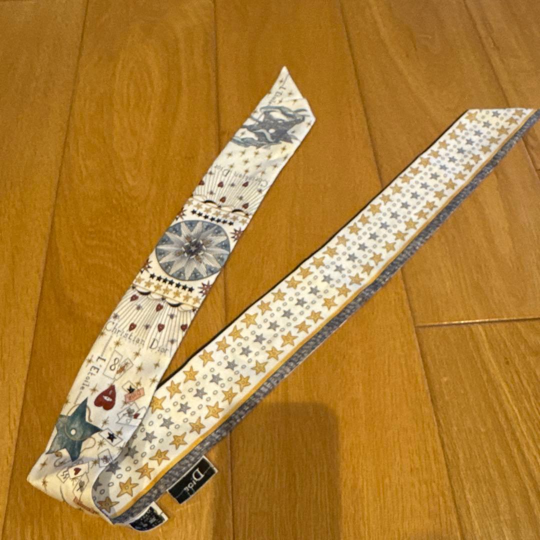 Christian Dior 星柄 スカーフ　ディオール　ミッツァ
