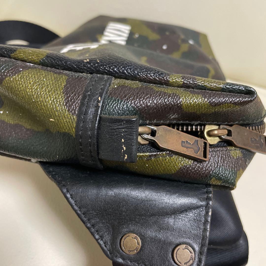 Gentil Bandit 木梨サイクル ボディバッグ　迷彩　ショルダーバッグ