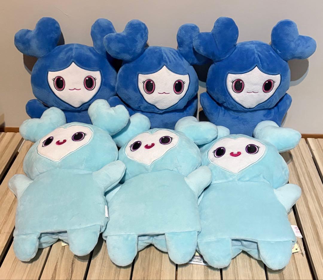 6体セット》TWICE LOVELYS ぬいぐるみ パペット GiGO限定 - メルカリ